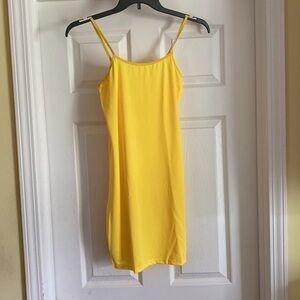 NIP Yellow XL Slip Dress Lingerie
